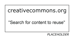 Placeholder image for Creative Commons web site