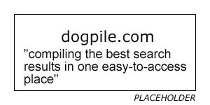 Placeholder image for Dogpile web site