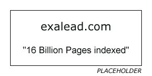 Placeholder image for Exalead web site