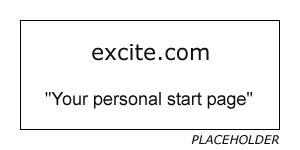 Placeholder image for Excite web site