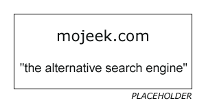 Placeholder image for Mojeek web site