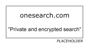 Placeholder image for One Search web site