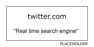 Placeholder image for Twitter web site